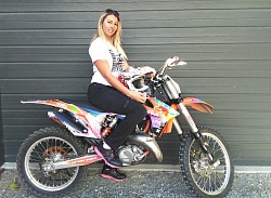 Absolutely love this bike...you are the best KTM racing!! So happy i've had this rocket and even happier only two weeks till im allowed back in my kart 