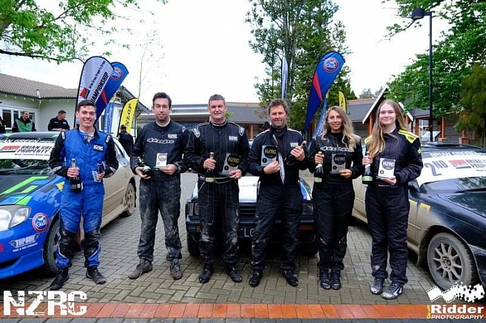 WAITOMO RALLY PODIUM 